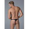 Allure Men String Dentelle Leopard Allure Noir